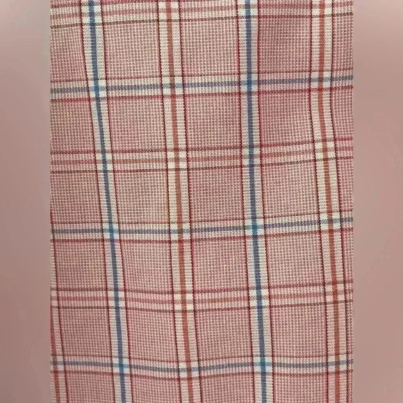 BrooksBrothers polo, button-down collar size, large pink, white, and blue check - Picture 3 of 4